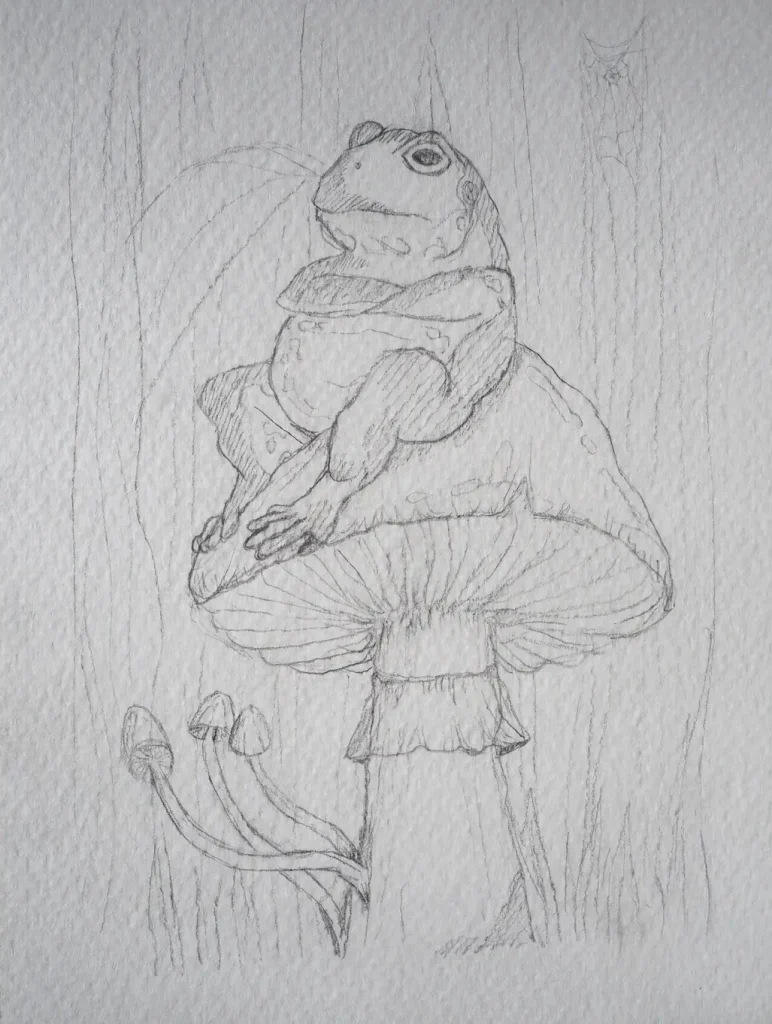 Dessin crayon illustration